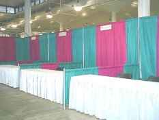 Pipe and Drape Displays Booths